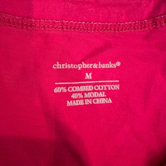 CHRISTOPHER BANKS WOMENS MEDIUM T SHIRT - Picture 8 of 9